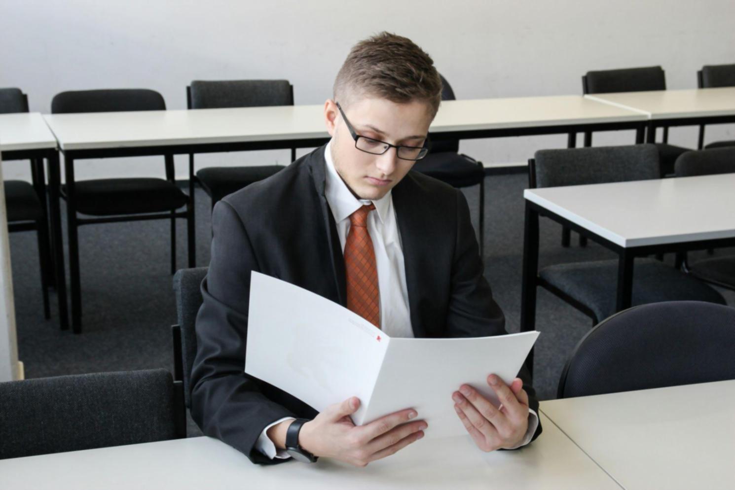 Financial planning workspace with calculator and documents